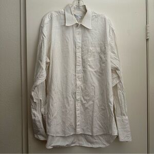 Christian Dior White Button Up